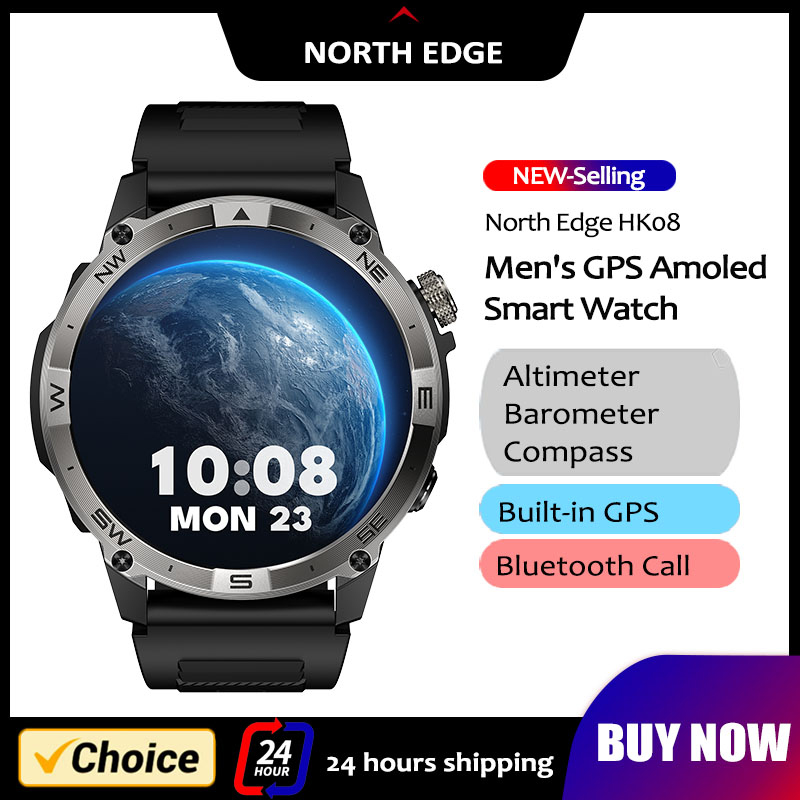 Smartwatch Watches For Men With Gps - North edge gps esportes relógio inteligente