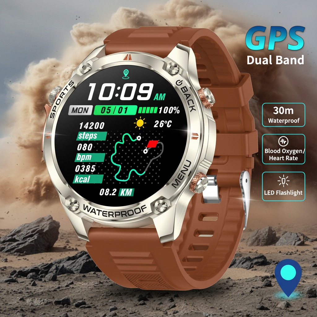 Watch Vs Smartwatch - VWAR Novo GPS Relógio Inteligente Homens