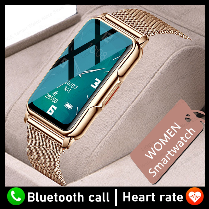 Smartwatch Branded Watches For Women - LIGE-Relógio Inteligente Impermeável para Mulheres, Monitoramento