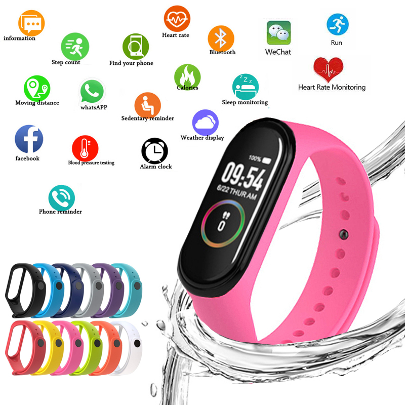 Smartwatch Branded Watches For Women - M4 relógios inteligentes pulseiras esportivas para