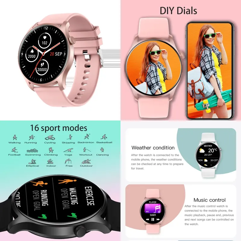 Smartwatch I Watches - Relógio Inteligente SENBONO MAX8 para Homens