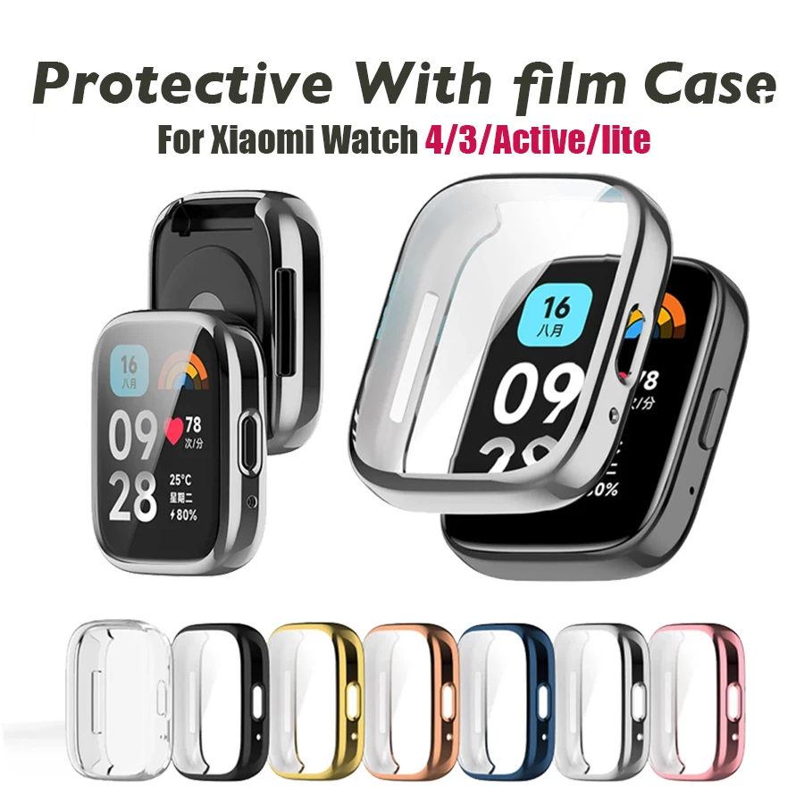Smartwatch Redmi Watches - Capa protetora de tela tpu para