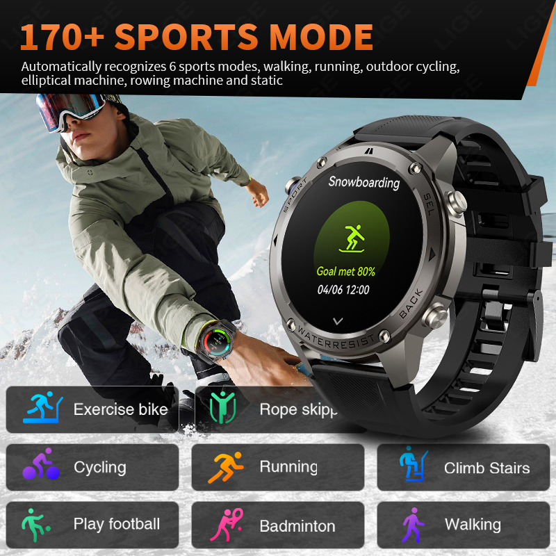 Novo Smartwatch Militar Ultra  - Smartwatch I Watches avaliação e preço
