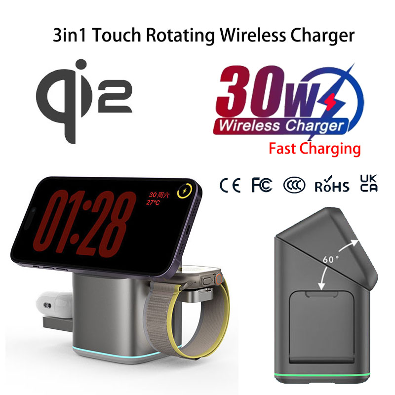 Praiser 25W Qi2 Dobrável Touch - Smartwatch Watches Xiaomi avaliação e preço