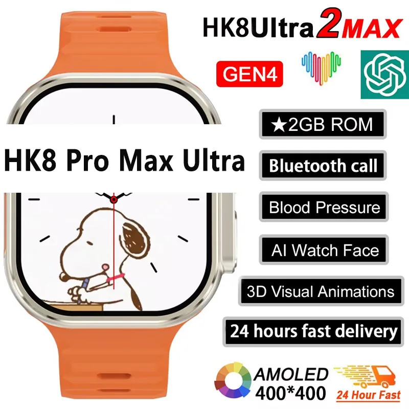 Novo Relógio Série 9 PK HK8 PR - Smartwatch Watches For Men With Gps avaliação e preço