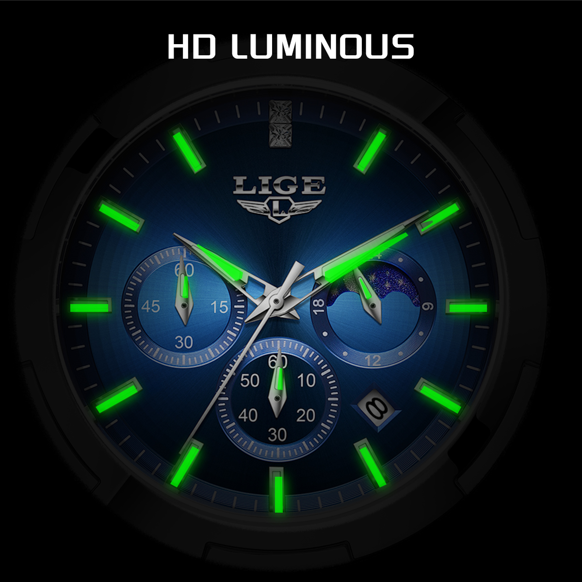 Relógio de Luxo LIGE para Mulh - Smartwatch Branded Watches For Women avaliação e preço