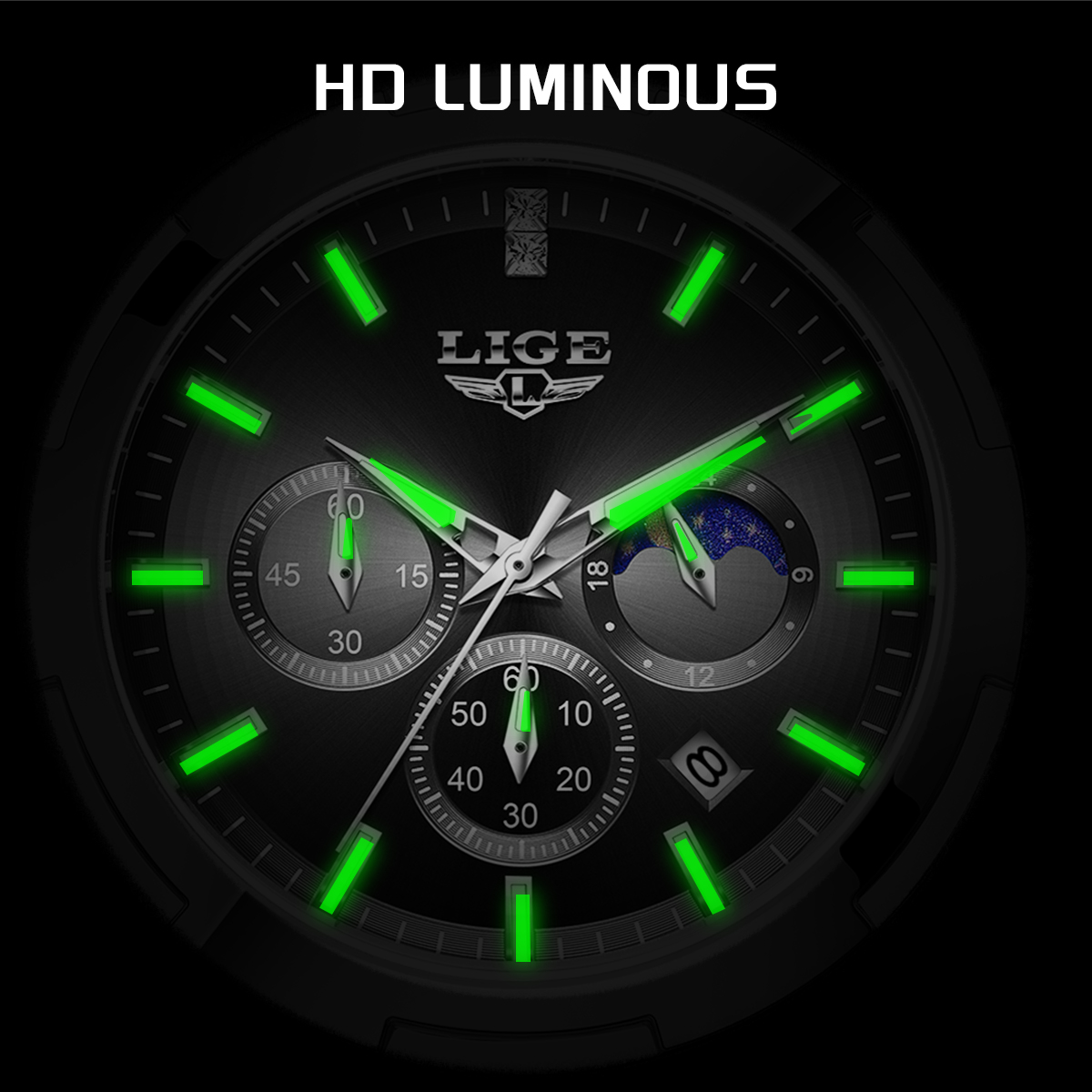 Relógio de Luxo LIGE para Mulh - Smartwatch Branded Watches For Women avaliação e preço